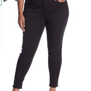 Melissa McCarthy Skinny Pencil Jeans whisker black
